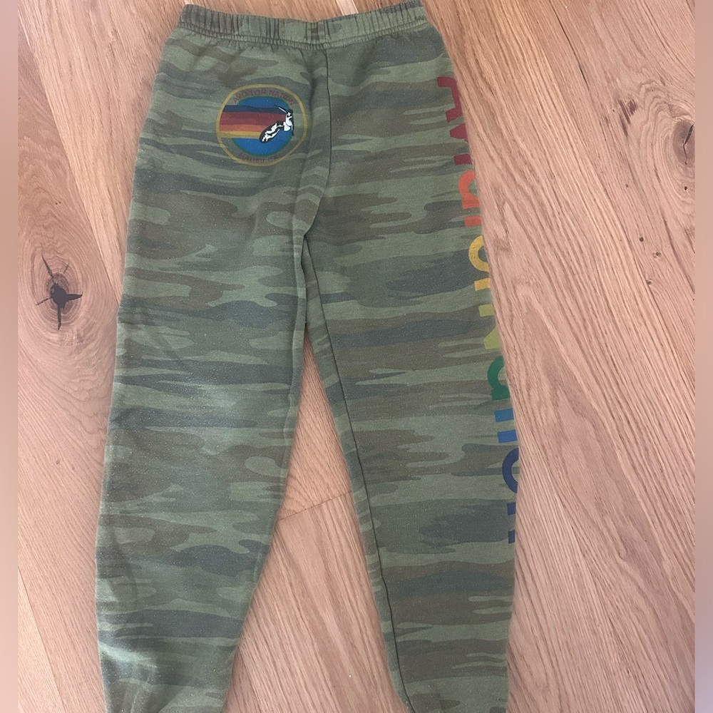 KID'S AVIATOR NATION SWEATPANTS - CAMO - 12